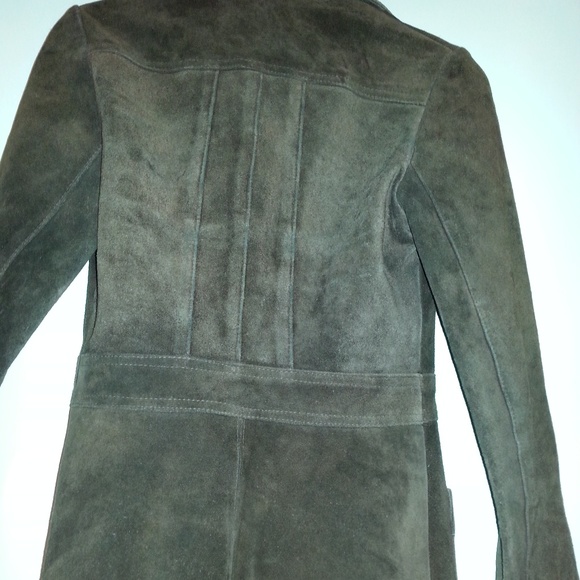 vtg Casual Corner jacket Suit 100% leather Size 7 - Picture 4 of 8